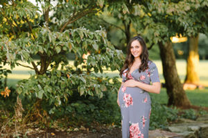 Pittsburgh maternity photos at Point State Park