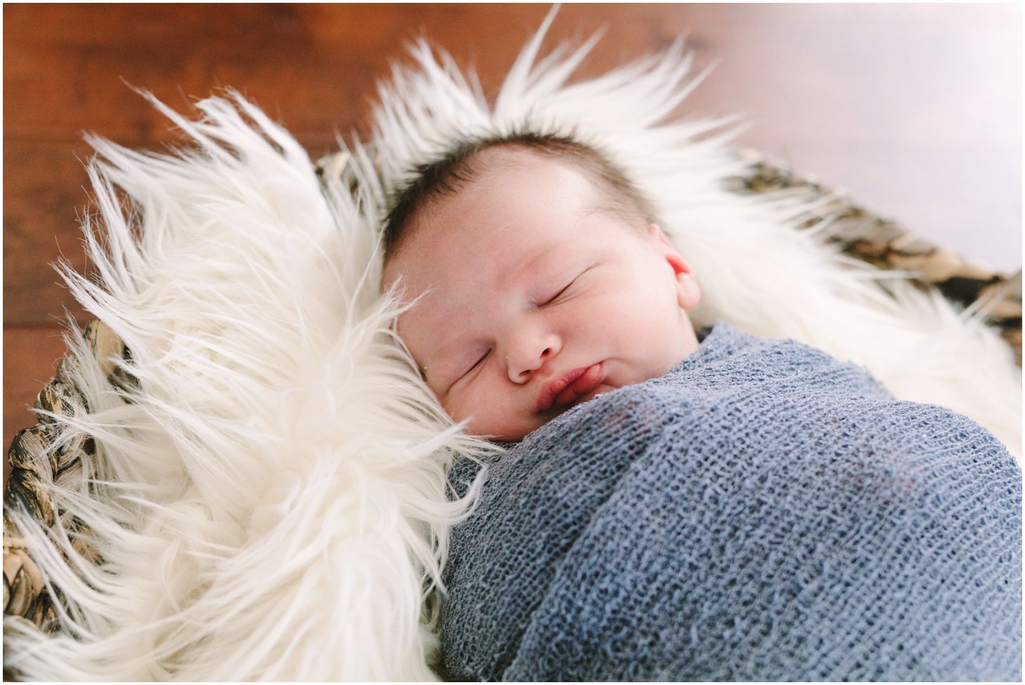 Pittsburgh in-home newborn session for baby boy 