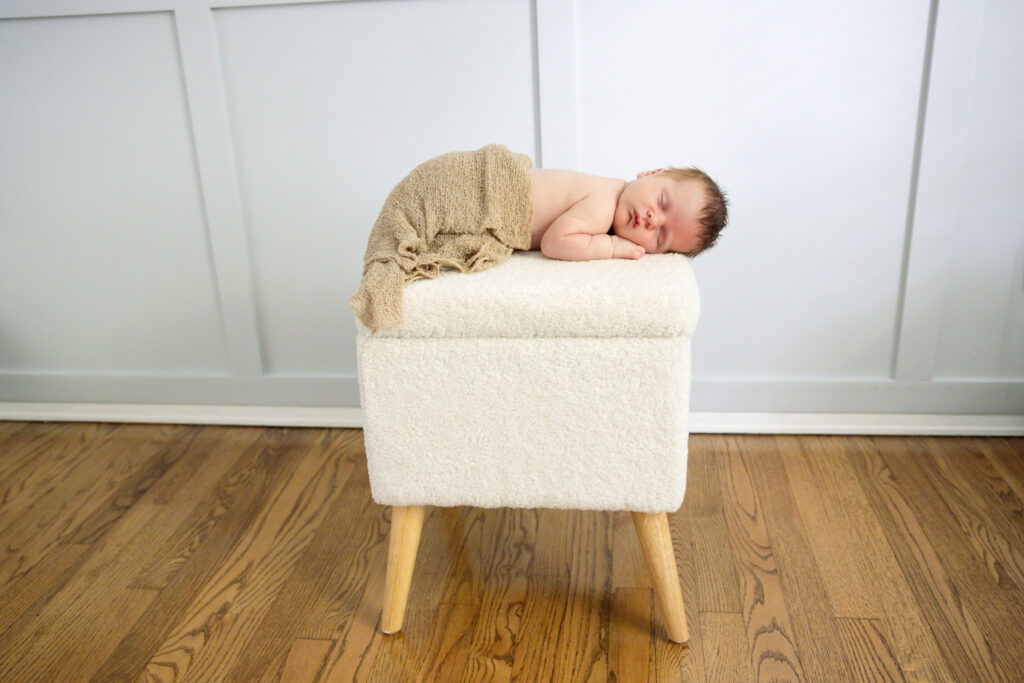 baby in nursery | Pittsburgh newborn photos