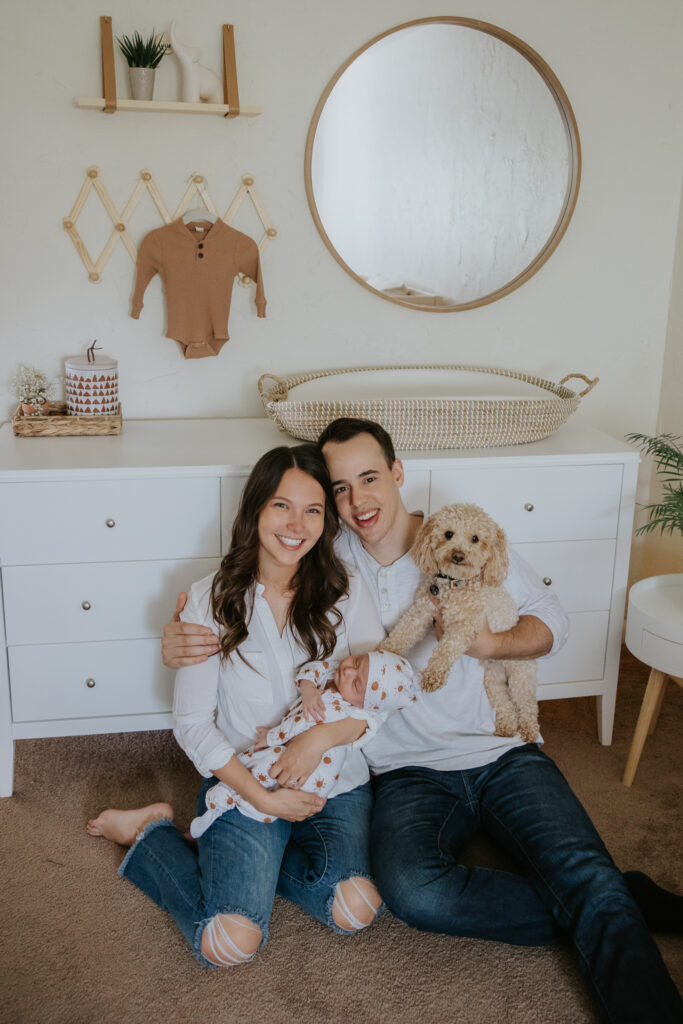 In-home lifestyle newborn session | Newborn photographers Kelly Adrienne Photography