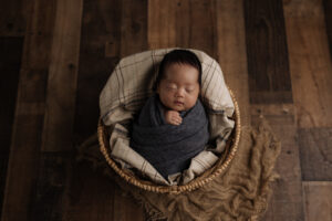William | Studio Newborn Session Kelly Adrienne Photography