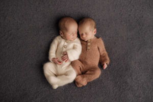 Chance and Val | twin newborn photography
