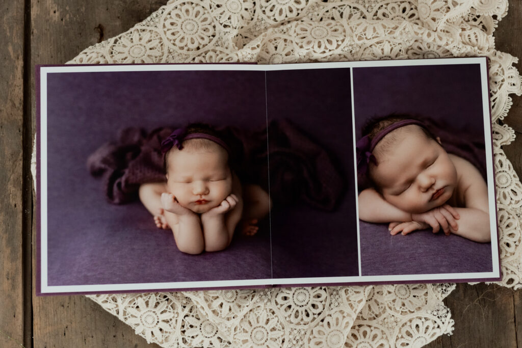 Newborn photo album