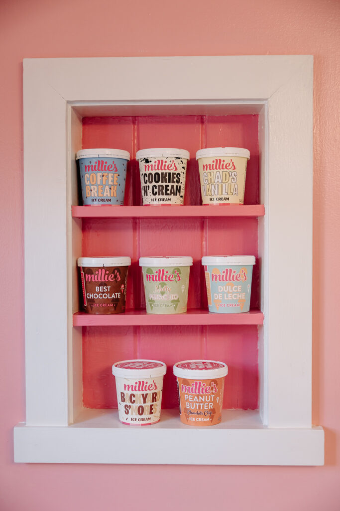 Millie's Ice Cream branding session | Kelly Adrienne Photography