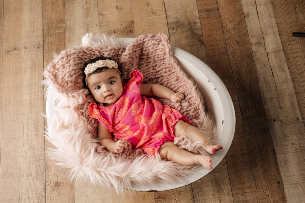 3-month old baby studio photography session | Kelly Adrienne Photography