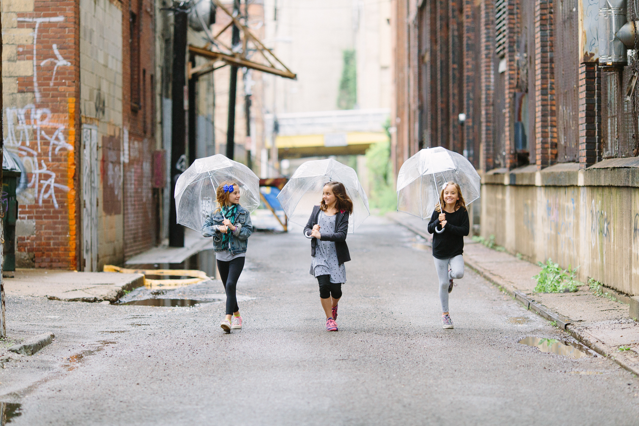 Girls in the rain | Pittsburgh indoor activities