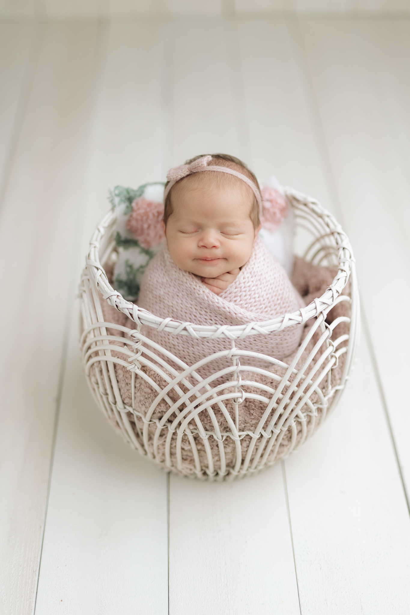 baby smiling in prop | Kelly Adrienne Photography